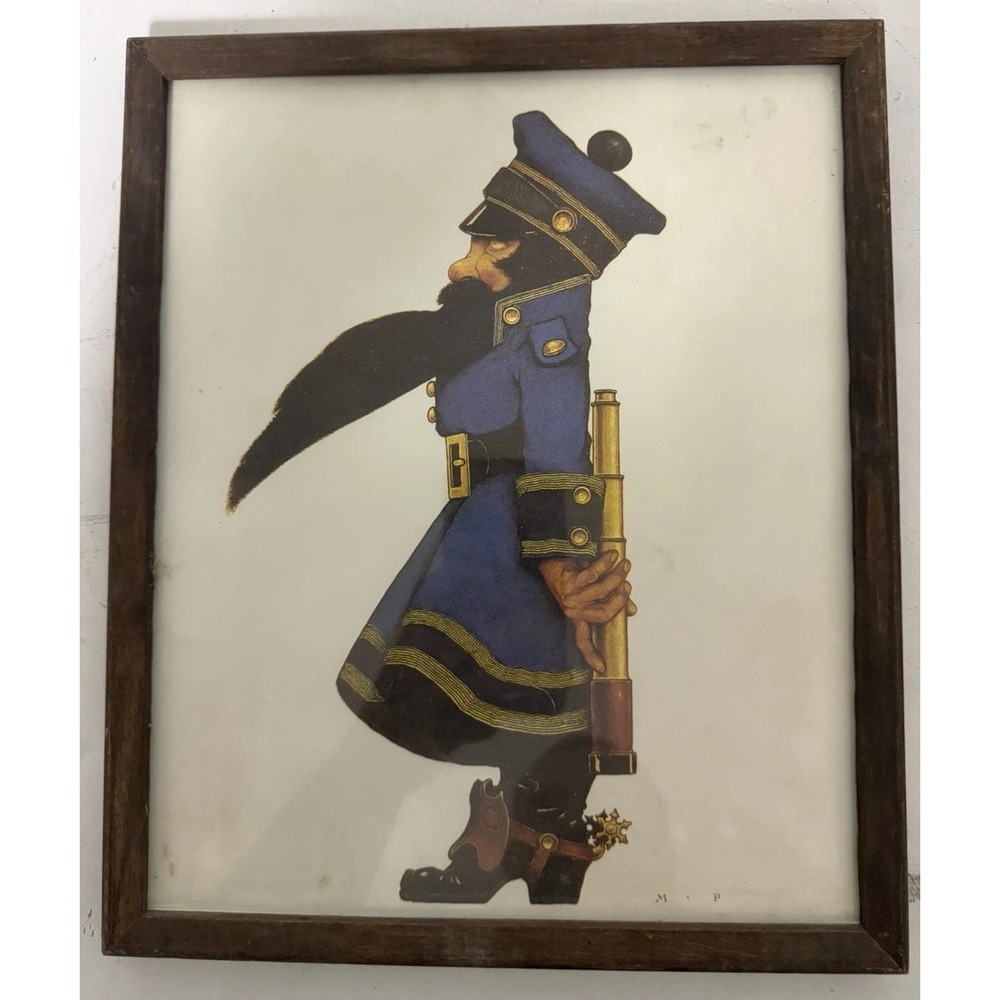 Maxfield Parrish - Swiss Admiral, Life magazine cover art 1921 frame art 13x10